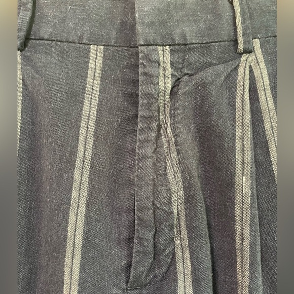 ASOS Men’s Navy Blue & White  Striped Shorts - Picture 4 of 8